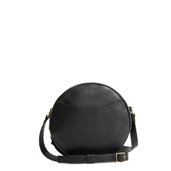 Portland Leather Handbags - Used Portland Leather Small Circle Crossbody Black